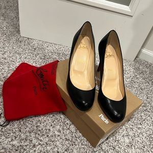 Louboutin Simple 85 Pump Shiny Nappa Leather